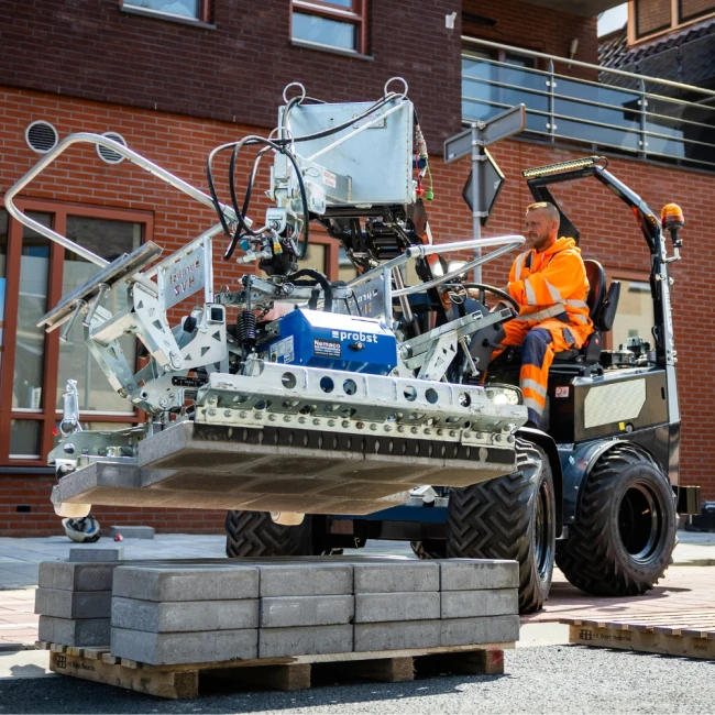 Machinaal bestraten