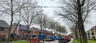 FM Gru RBI524 bouwkraan uitgeleverd aan Aannemersbedrijf Mulder