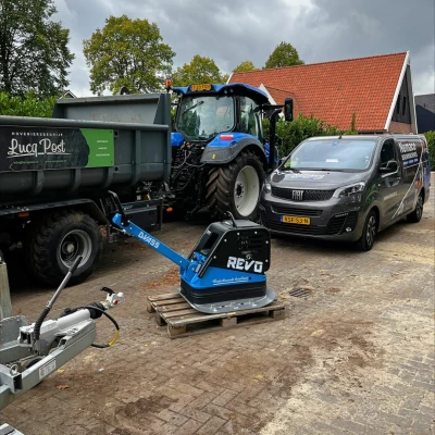 Uitlevering Revo DVA55 aan Hoveniersbedrijf Lucq Post