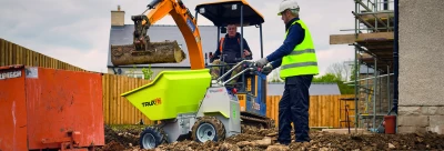 Truxta elektrische mini dumper met kiepbak