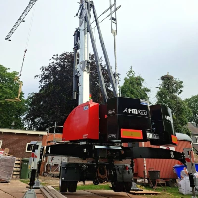 Nieuwe FM Gru RBI524 bouwkraan geleverd aan Groenewold Bouw