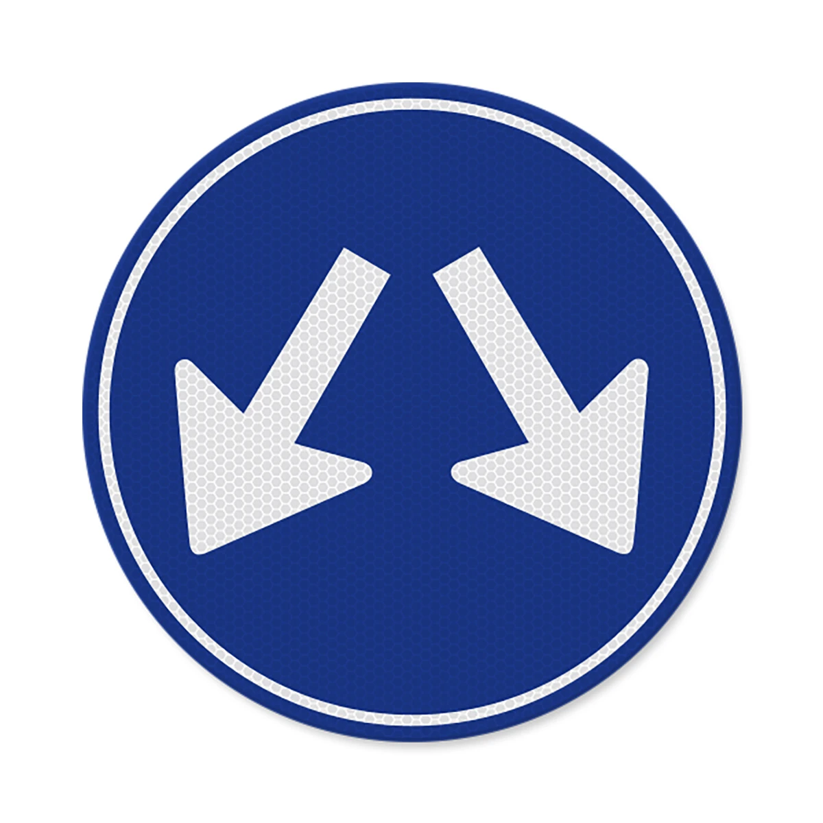 Verkeersbord D03 - Keuze rijrichting