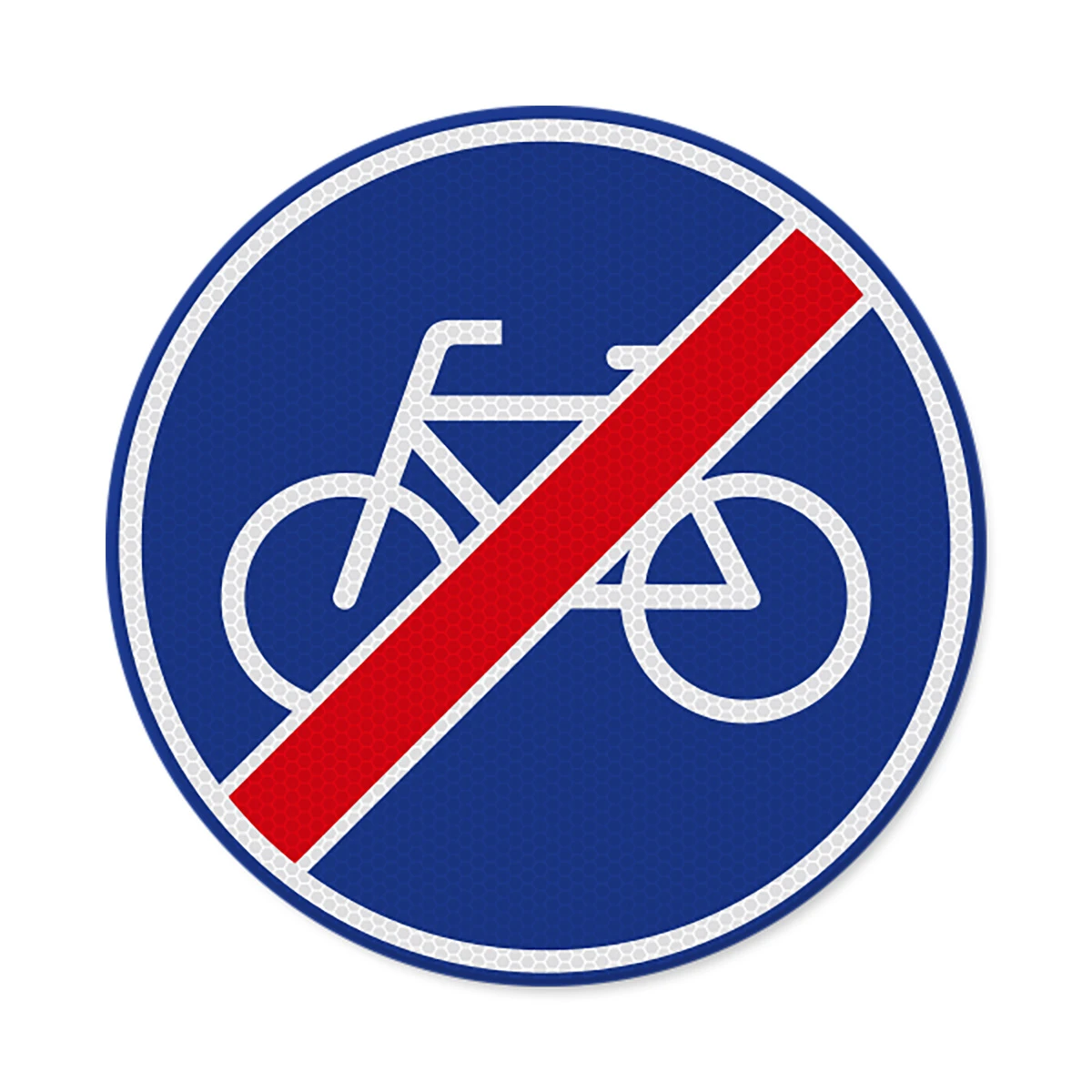 Verkeersbord G12 - Einde fietspad