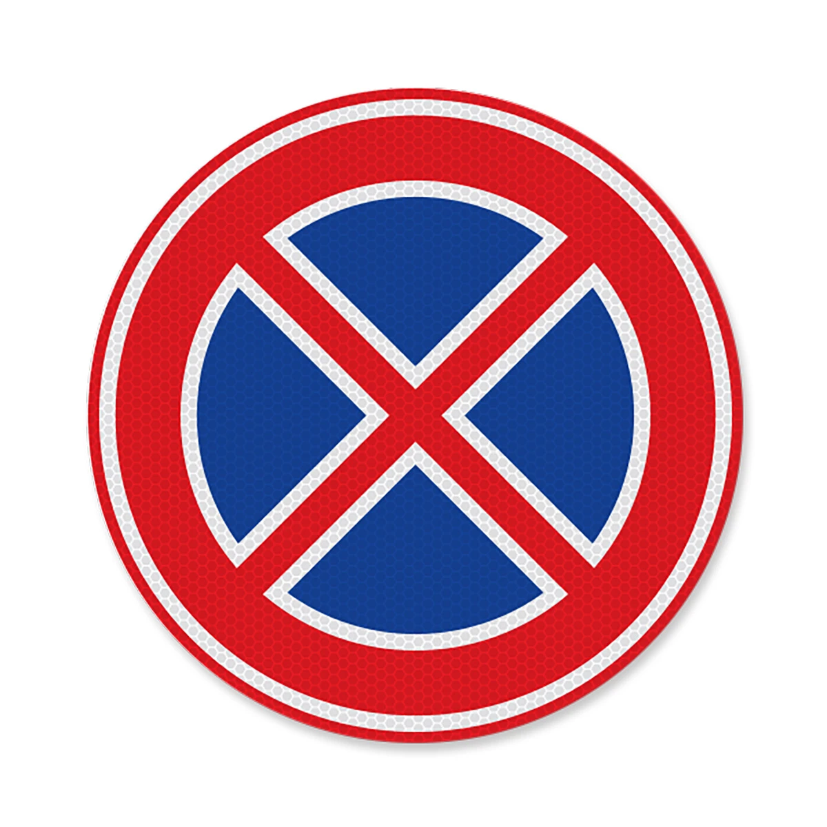 Verkeersbord E02 - Verbod stil te staan