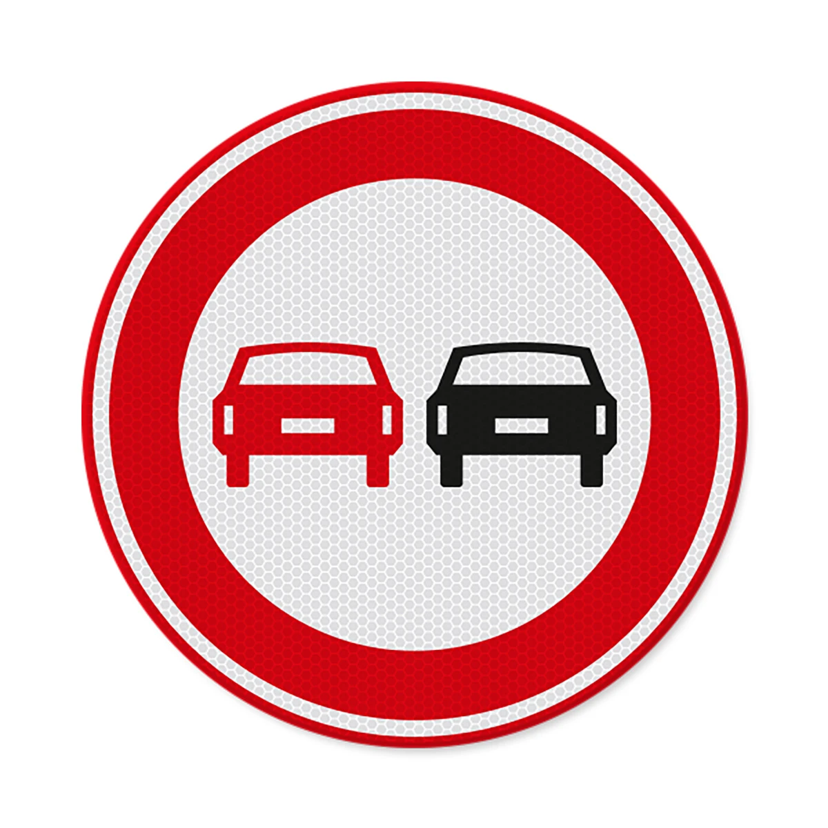Verkeersbord F01 - Inhaalverbod