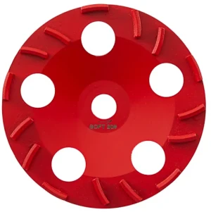 Komschijf Pristis 180 mm FLEX soft rood
