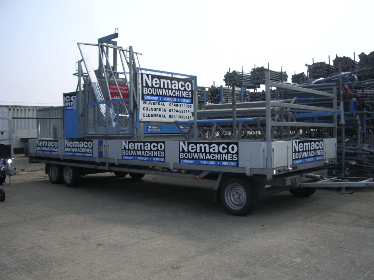 Aanhanger 6 meter 3500 kg