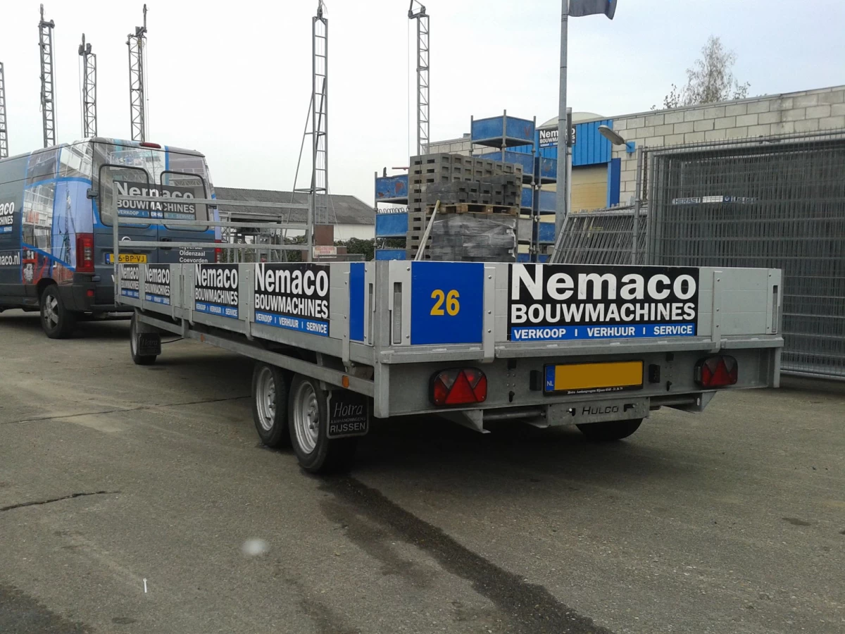Aanhanger 6 meter 3500 kg