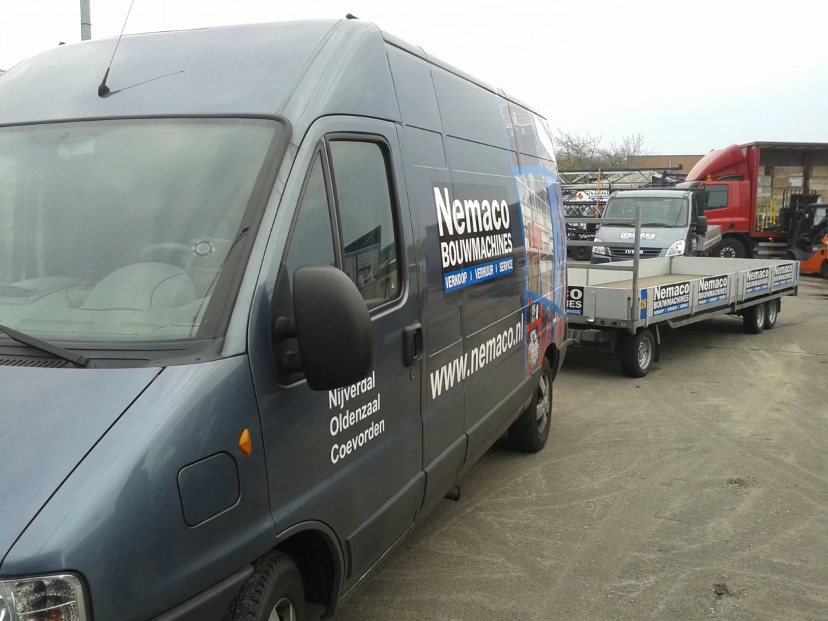 Aanhanger 6 meter 3500 kg
