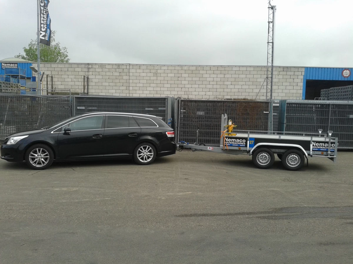 Aanhanger tandemasser 2000kg