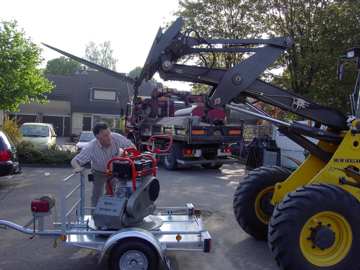 Aanhanger trilplaat 750 kg