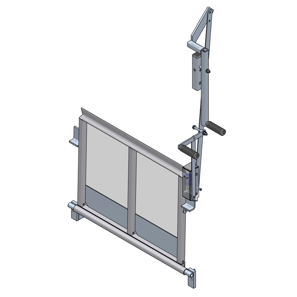 Afrijklep 0,60 cm t.b.v. bouwlift A32-A34 De Jong