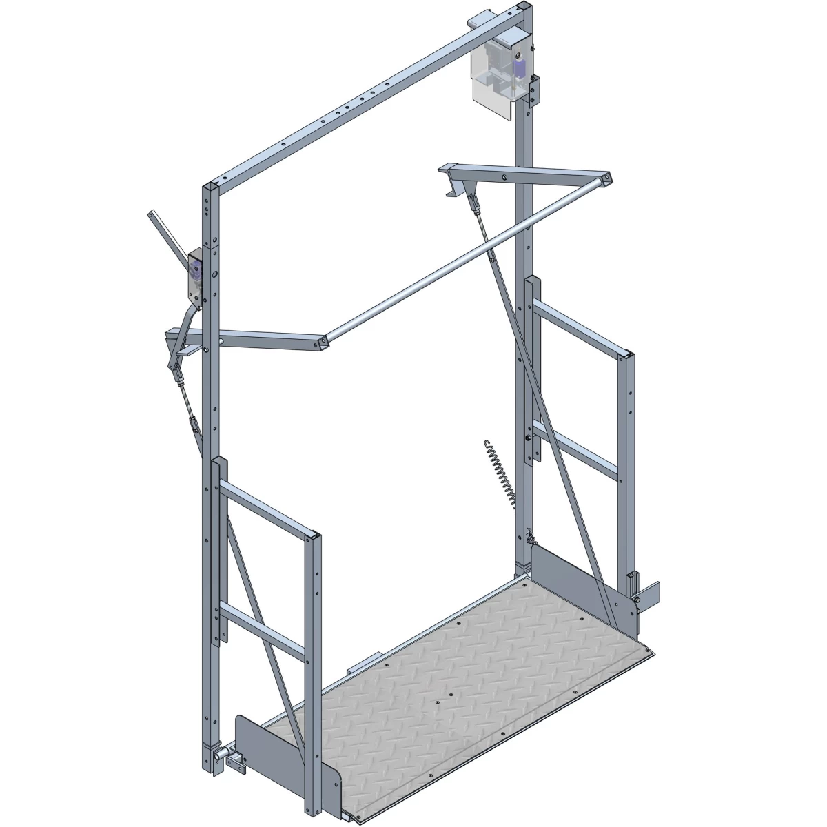 Afrijklep 0,60 cm t.b.v. bouwliften AT1250-AT1500-AT2000-PT2000 de Jong