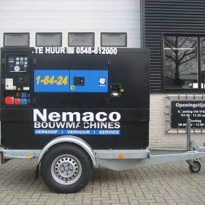 Aggregaat 40 KVA aanhanger model
