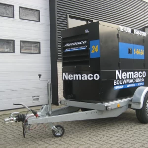Aggregaat 40 KVA aanhanger model