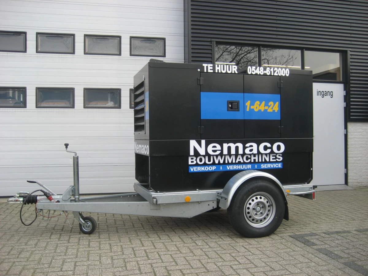 Aggregaat 40 KVA aanhanger model