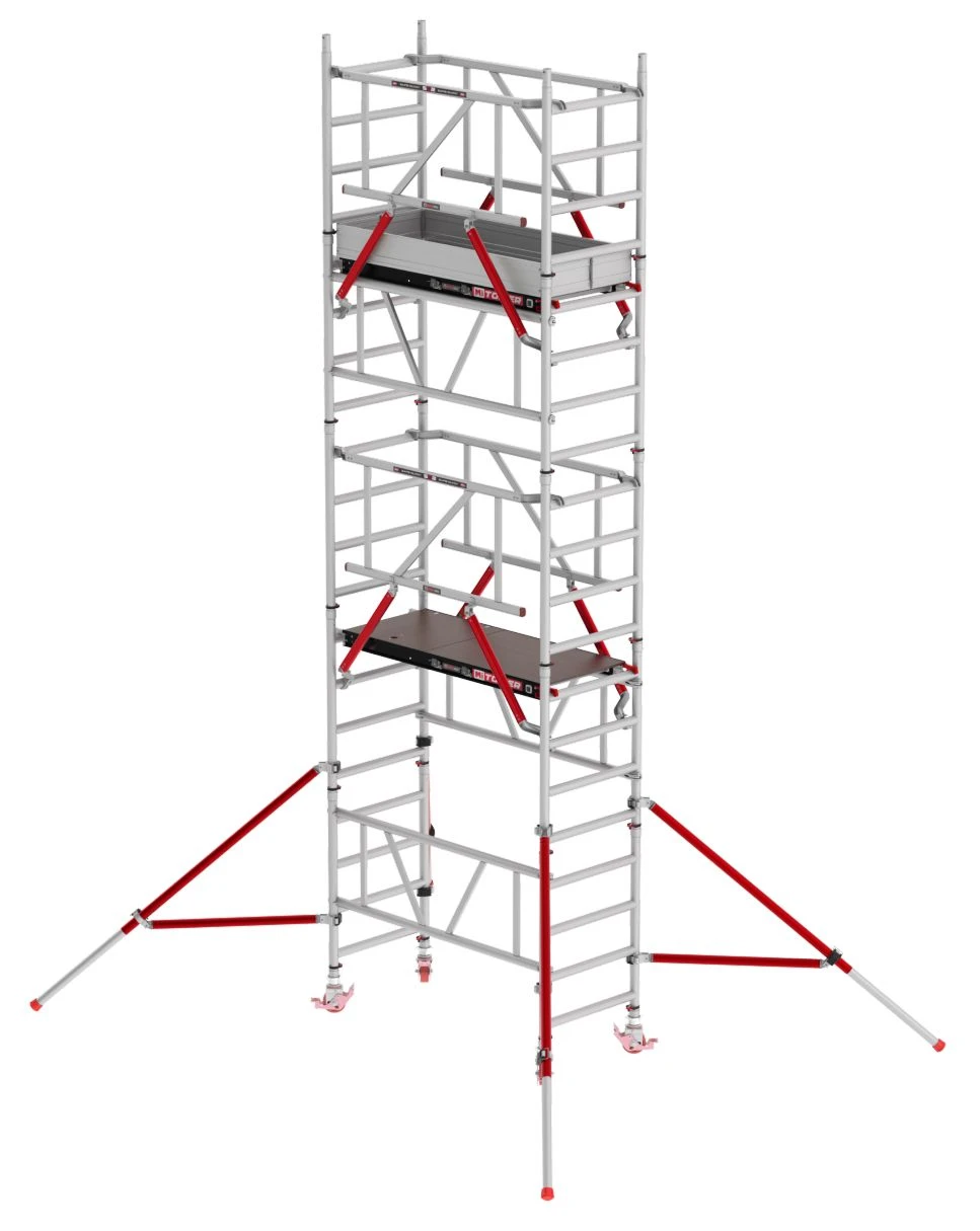 Altrex MiTOWER Plus rolsteiger hout met Safe-Quick