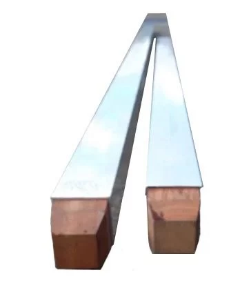 Aluminium afrijkoker 600 x 8 x 8 cm Nemaco