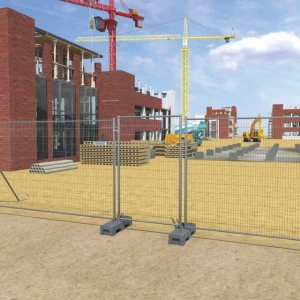 Bouwhek looppoort M500 compleet Heras