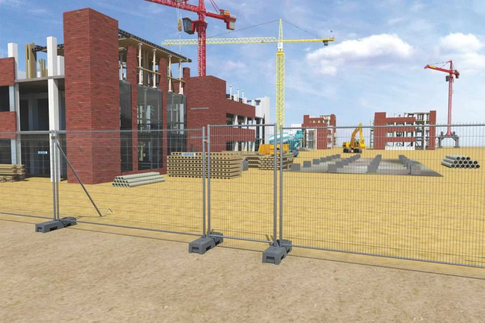 Bouwhek looppoort M500 compleet Heras