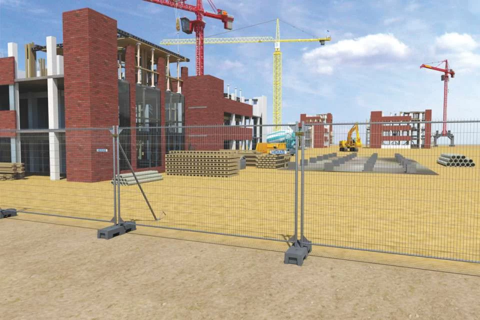 Bouwhek M500 Anti Climb Heras met hoekversterking