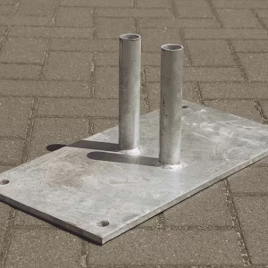 Bouwhek voetplaat 50 cm Heras