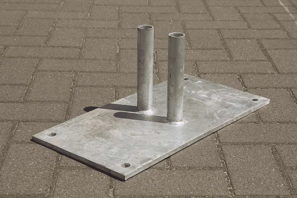 Bouwhek voetplaat 50 cm Heras