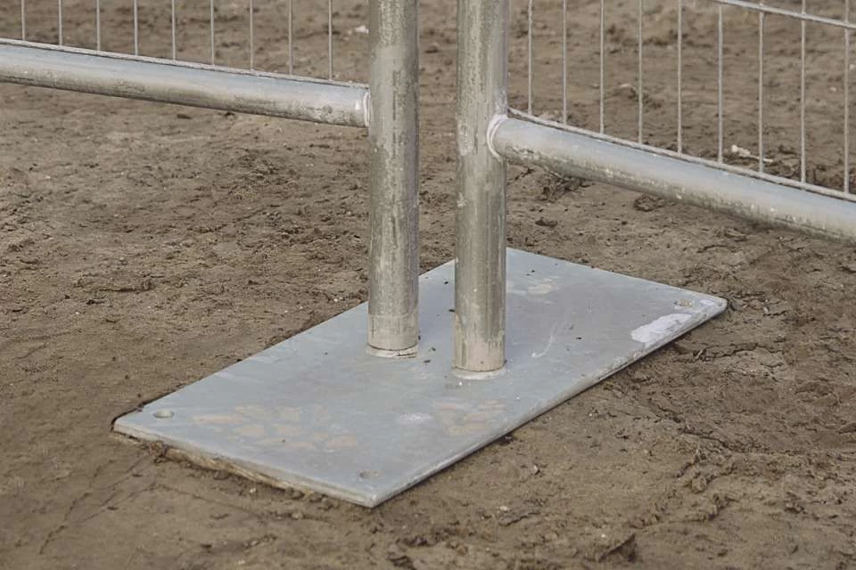Bouwhek voetplaat 50 cm Heras