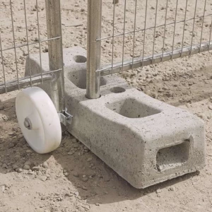 Bouwhekwiel met klem Heras