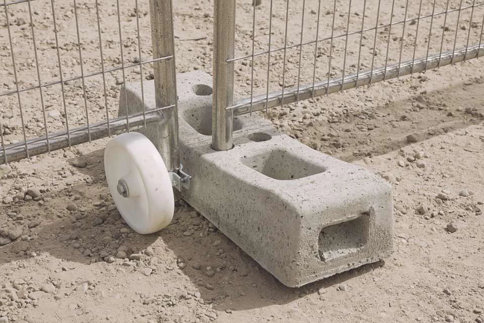 Bouwhekwiel met klem Heras