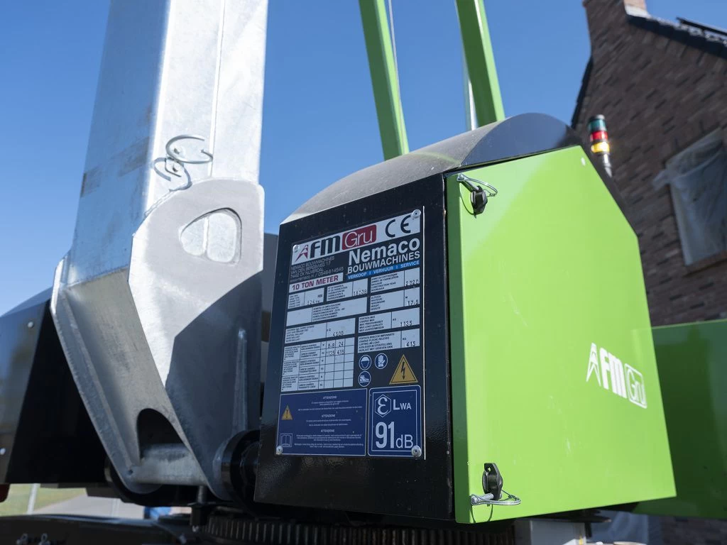 Bouwkraan FM Gru RBI524 10 ton meter 25 km
