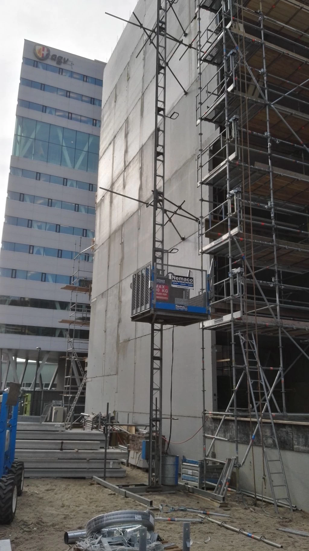 Bouwlift 400 kg 400 volt