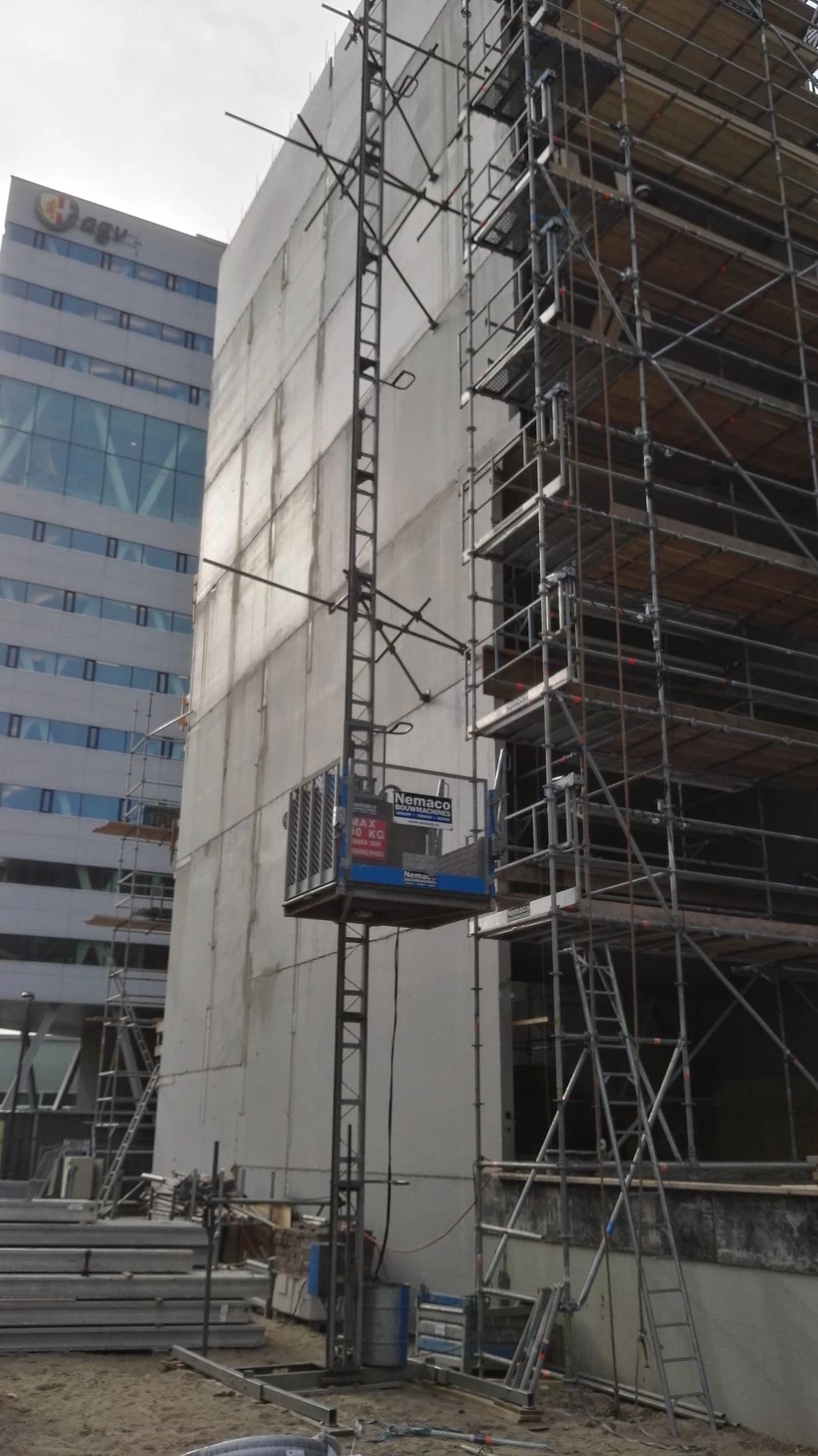 Bouwlift 400 kg 400 volt