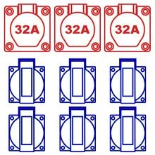Bouwmeterkast 63A Keraf KEM 6004