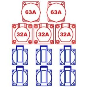 Bouwmeterkast 80A Keraf KEM 8003