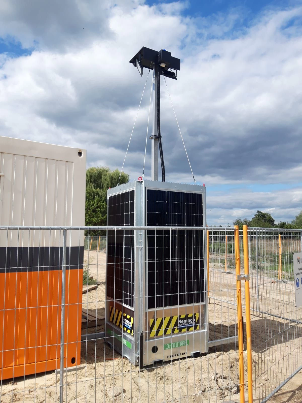 Bouwplaatsbeveiliging All Detect solar camerabewaking