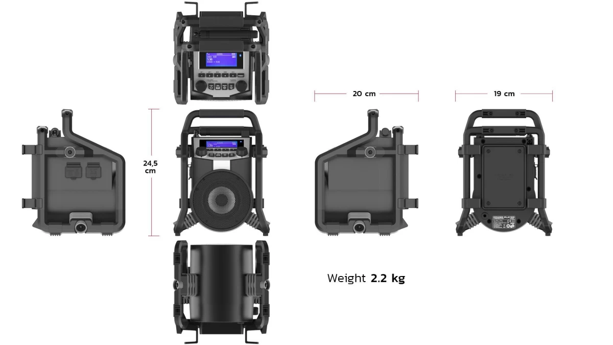 Bouwradio PerfectPro Powerplayer