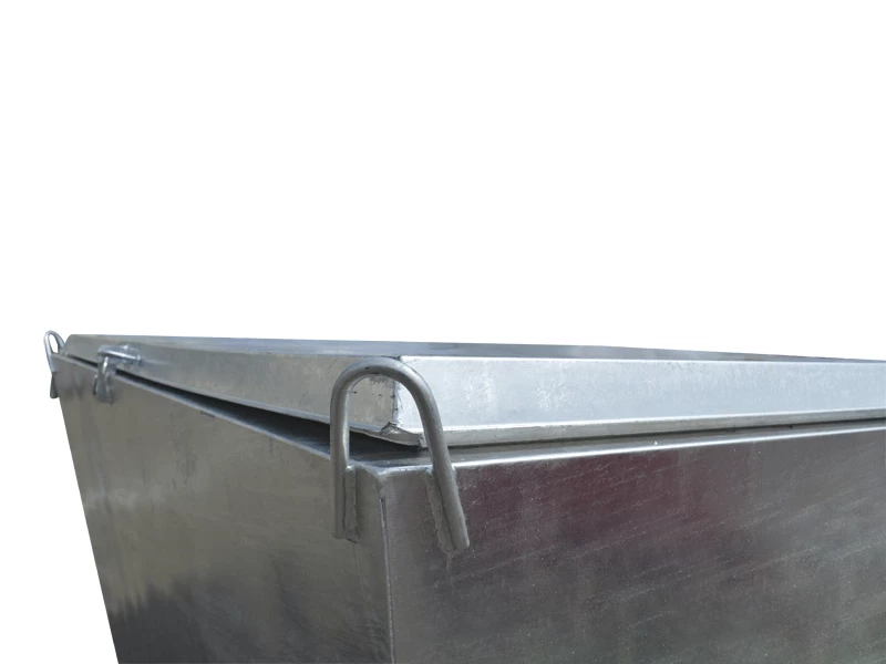 Bouwwaterput met heftruck opname