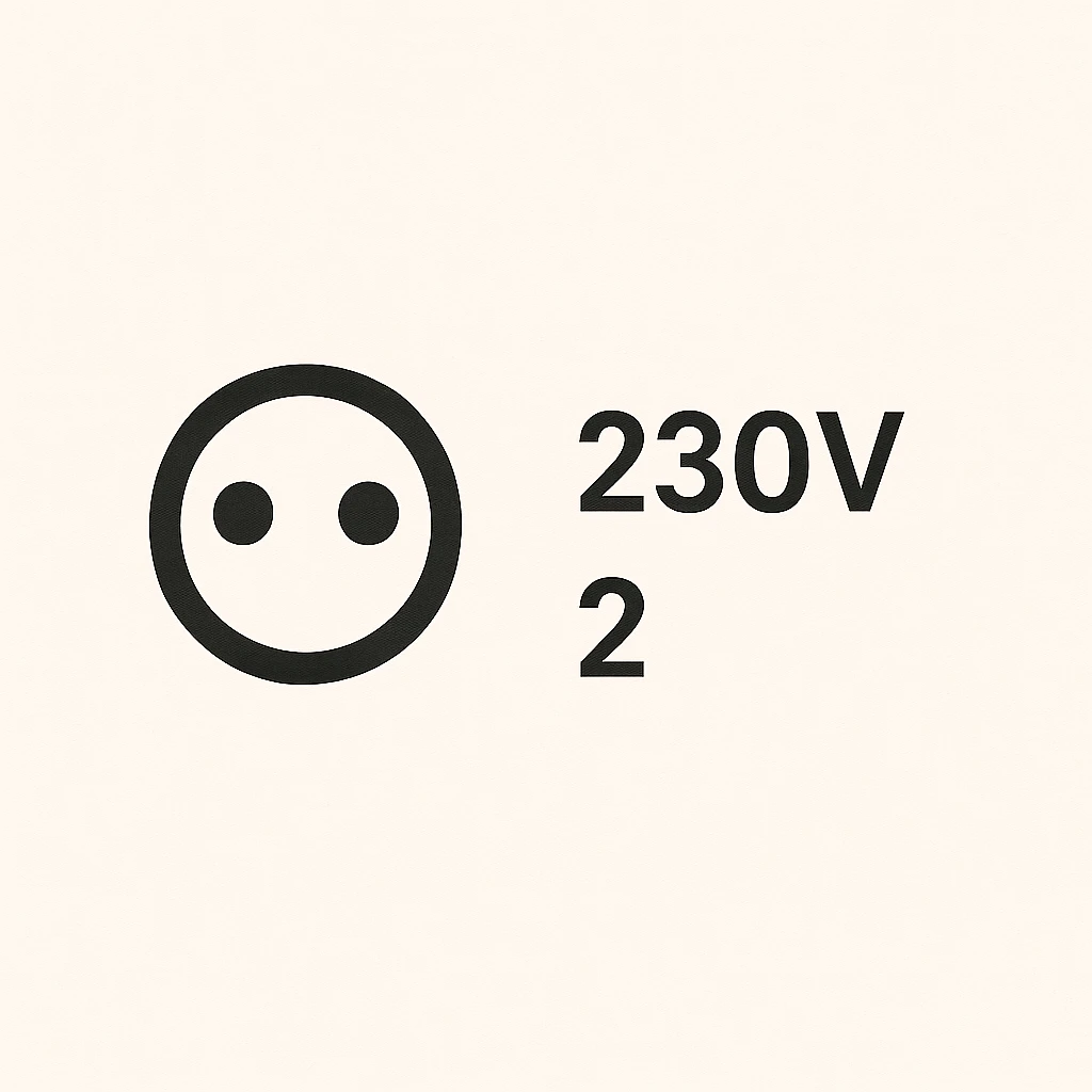2 maal 230v aansluiting