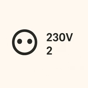2 maal 230v aansluiting