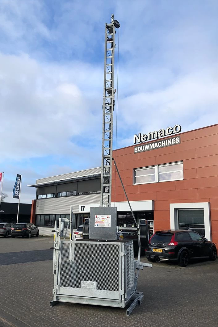 Bouwlift A34LT snelverkeer 230 volt De Jong