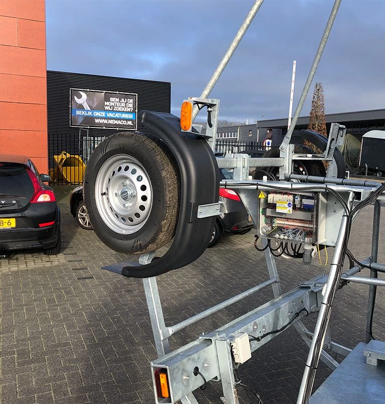 Bouwlift A34LT snelverkeer 230 volt De Jong