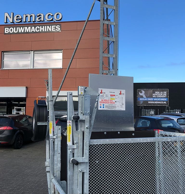 Bouwlift A34LT snelverkeer 230 volt De Jong