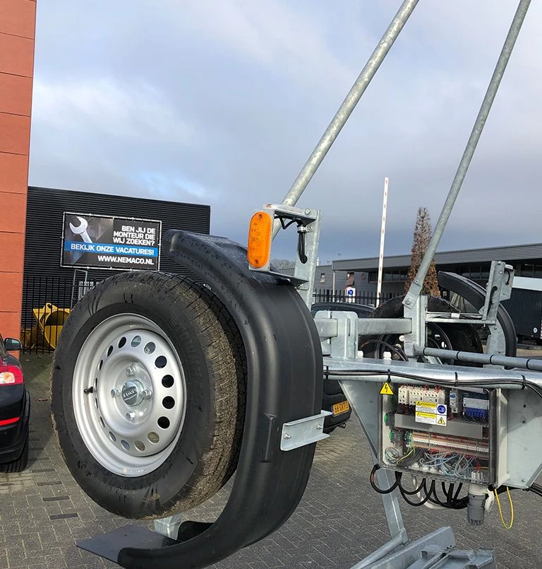 Bouwlift A34LT snelverkeer 230 volt De Jong