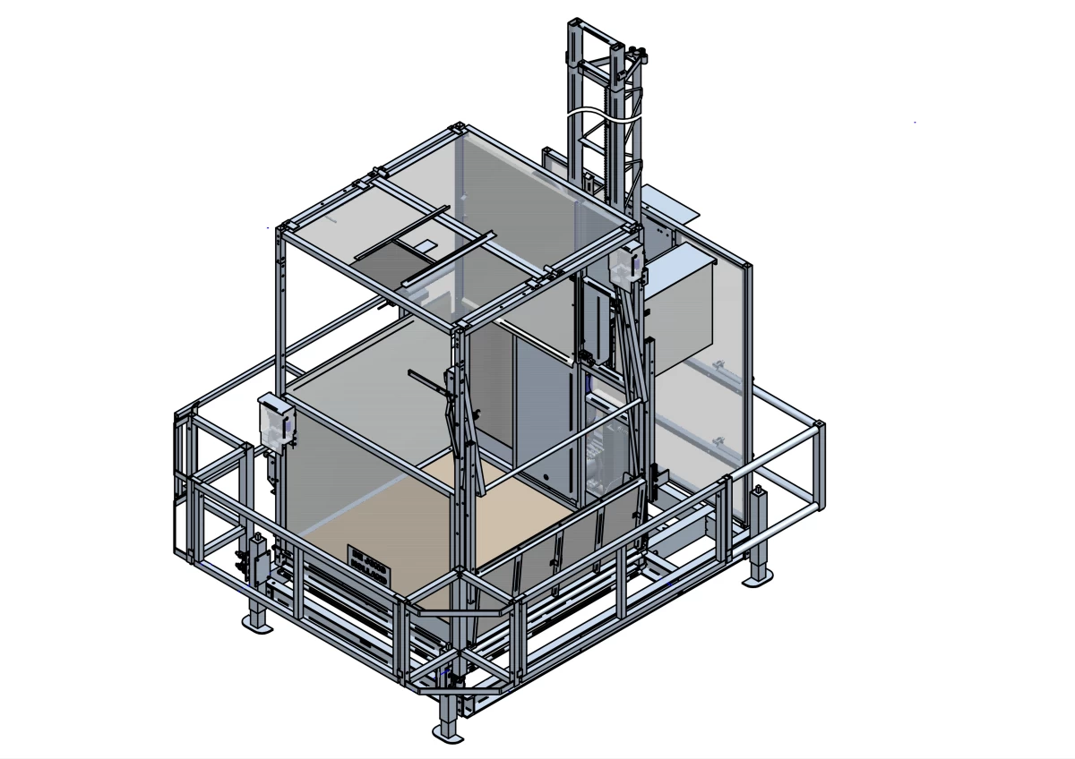 Personen goederenlift PT500 huur je bij Nemaco