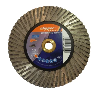 Diamantschijf/komschijf Norton Clipper Cut'n Grind 125 x M14