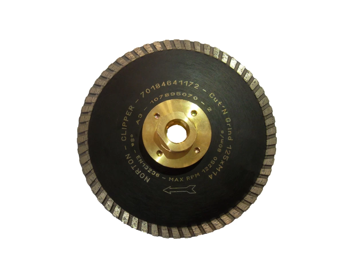 Diamantschijf/komschijf Norton Clipper Cut'n Grind 125 x M14