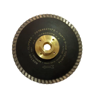 Diamantschijf/komschijf Norton Clipper Cut'n Grind 125 x M14