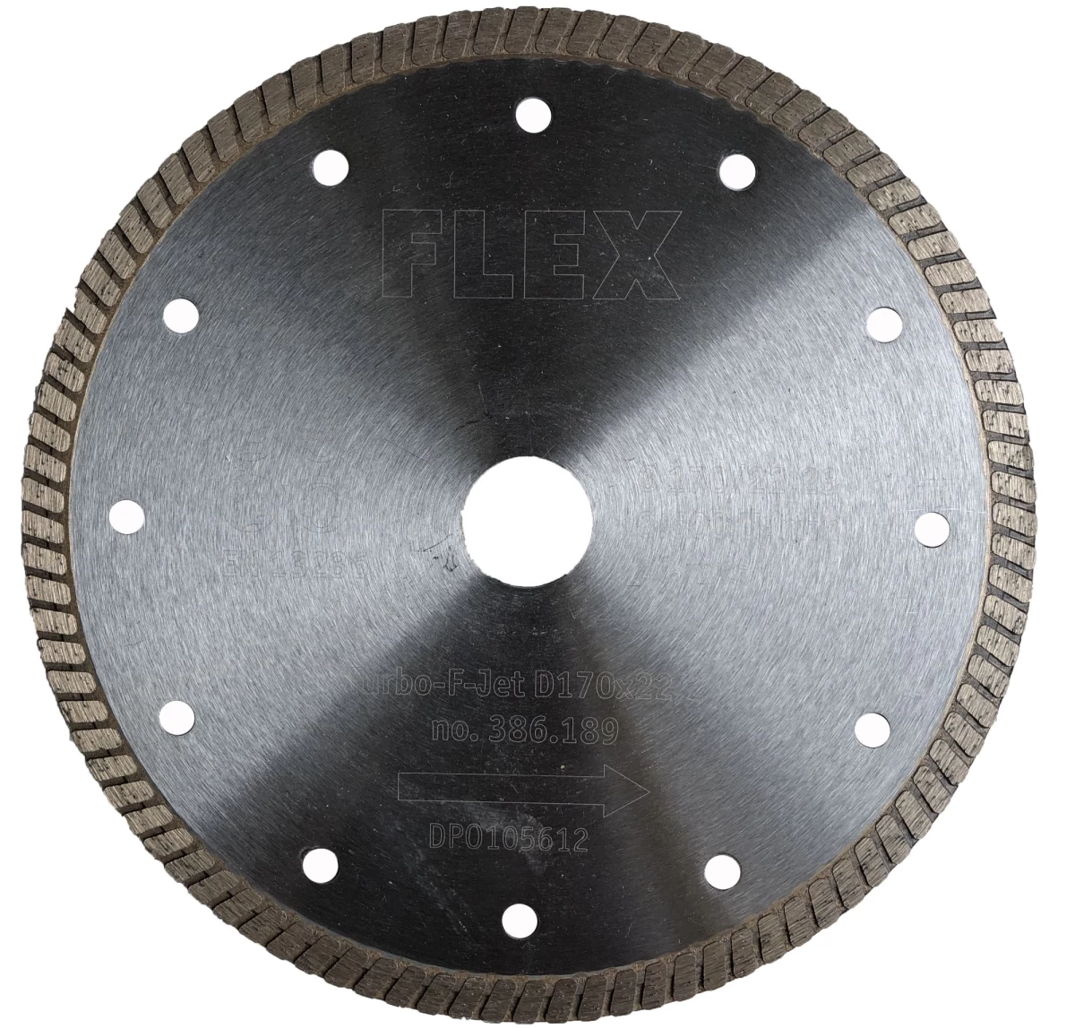 Diamantzaagblad Turbo-F-Jet D170 x 22,2 mm Flex