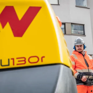 Wacker DPU 130 R diesel trilplaat afstand bediend